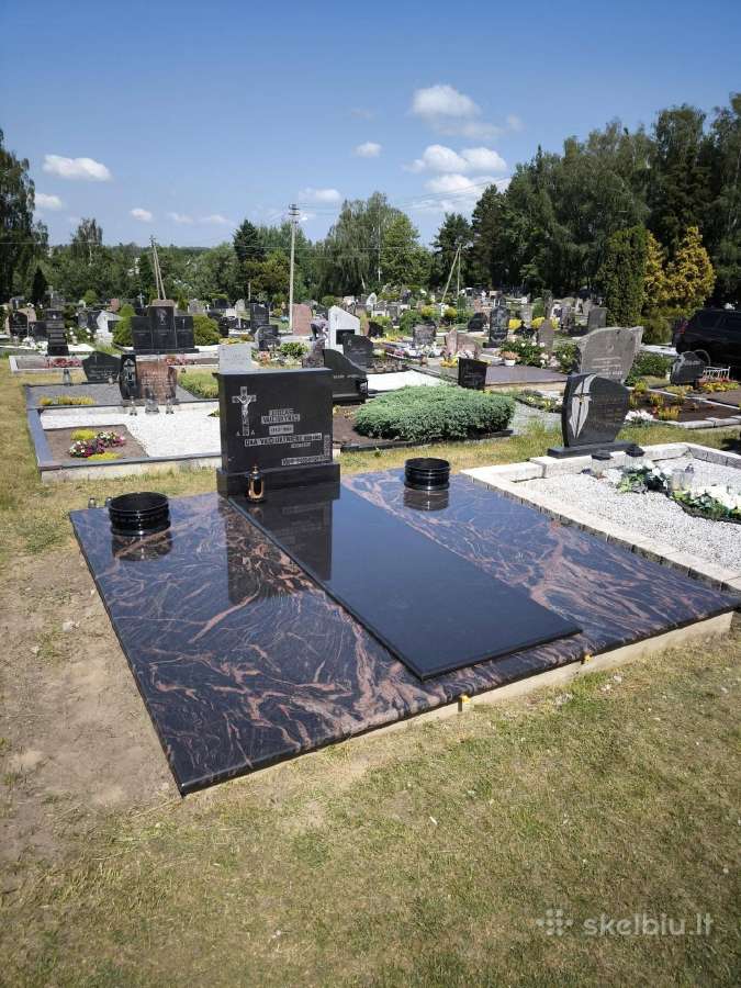 Kapų tvarkymas, paminklai, plokščių dengimas. - nuotraukos Nr. 35