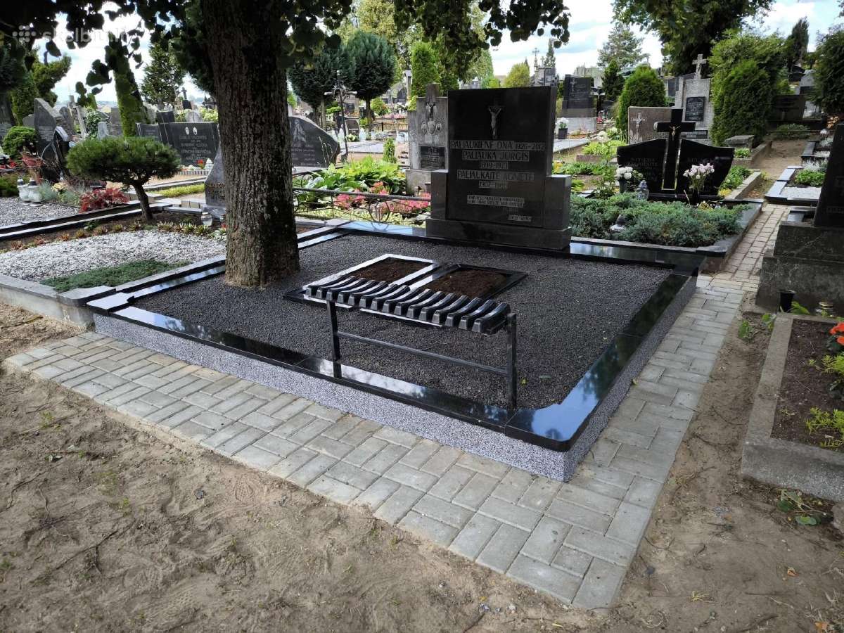 Kapų tvarkymas, paminklai, plokščių dengimas. - nuotraukos Nr. 8