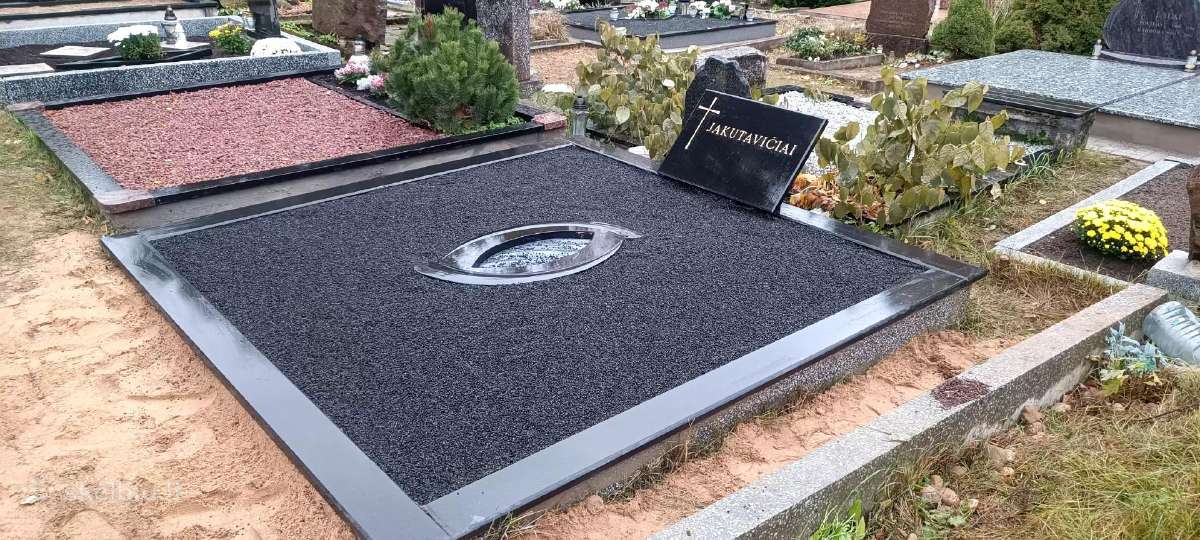 Kapų tvarkymas, paminklai, plokščių dengimas. - nuotraukos Nr. 37