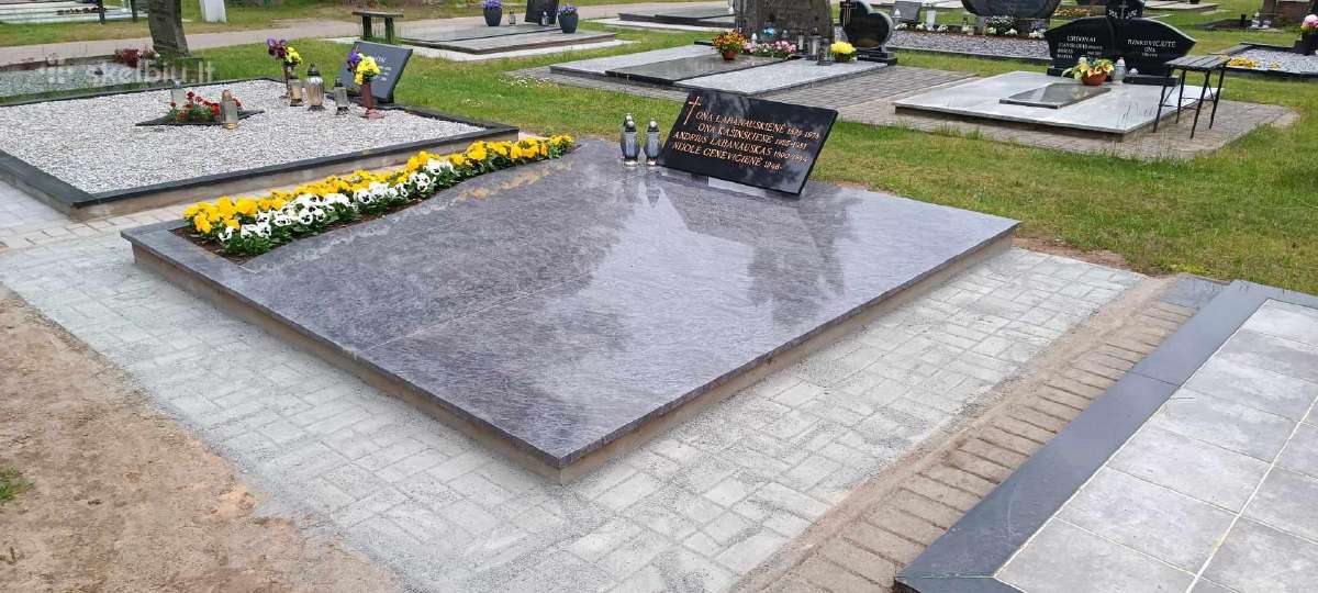 Kapų tvarkymas, paminklai, plokščių dengimas. - nuotraukos Nr. 12