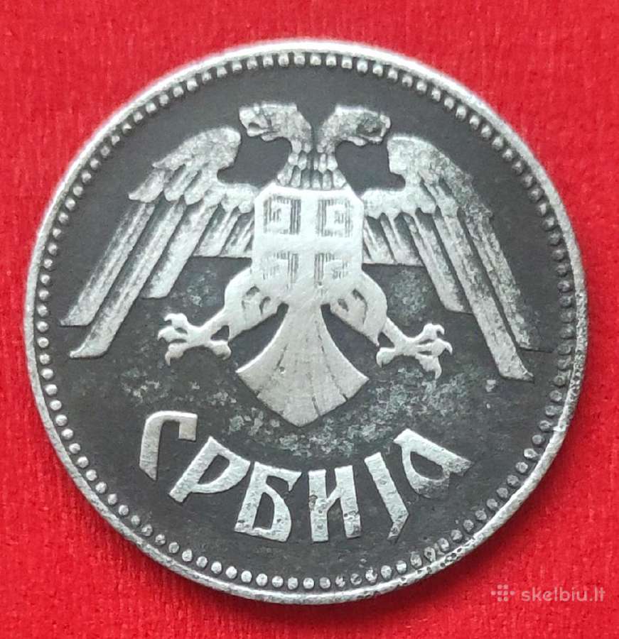Serbija.vokietijos okupacija 1941 - 1945 Dinaras - nuotraukos Nr. 2
