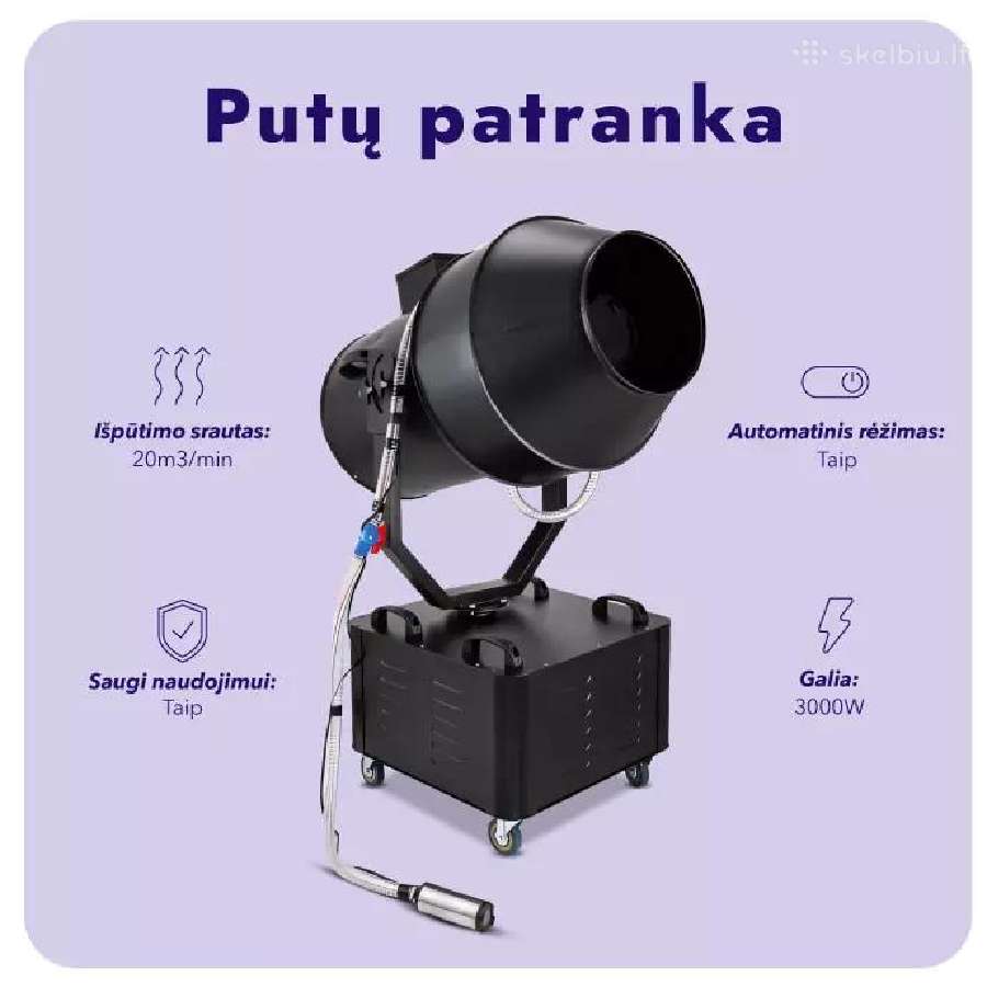 Putų patranka, putų skystis - nuotraukos Nr. 3