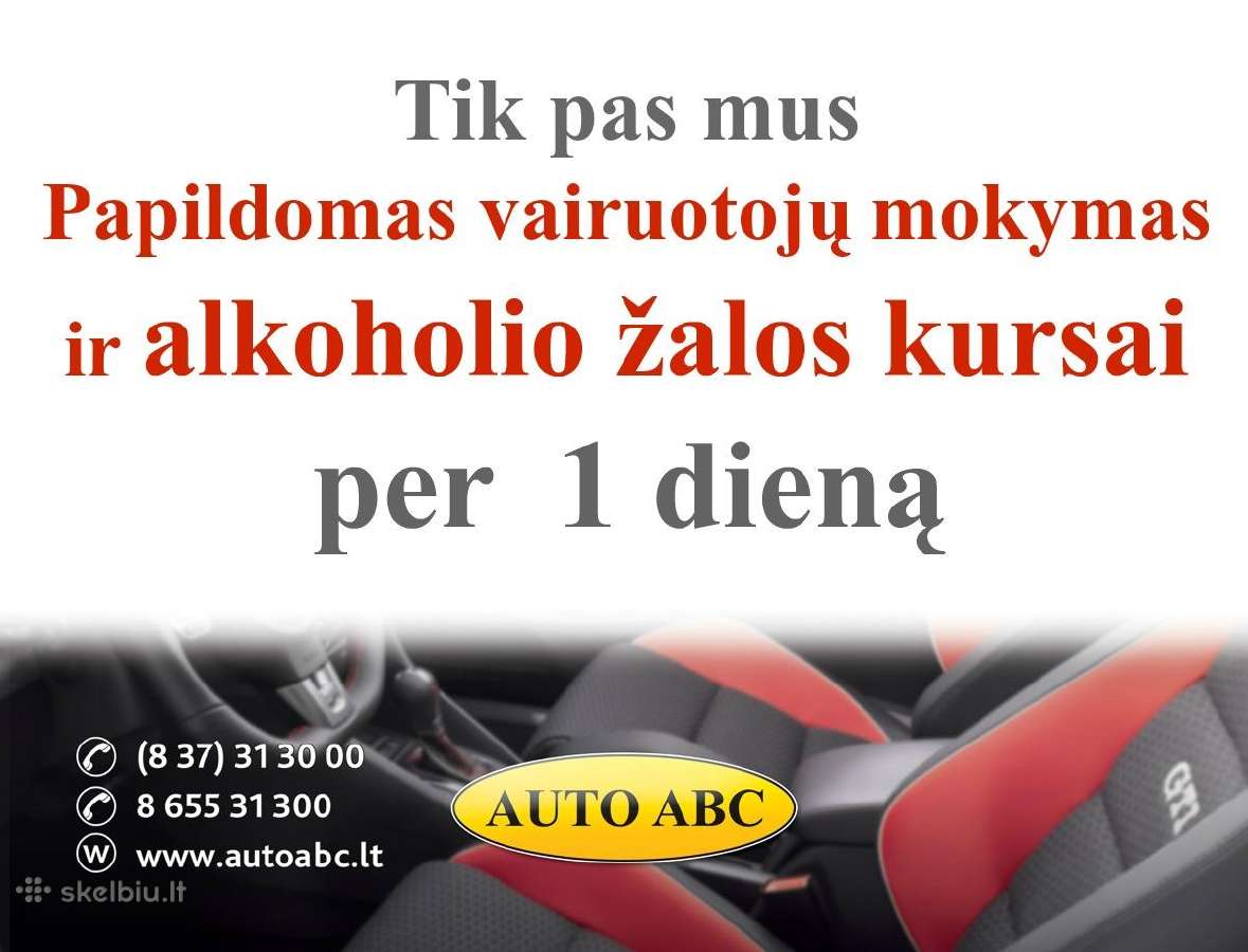 A3 Vairavimo Esant Neblaiviam Prevencijos Programa - nuotraukos Nr. 2