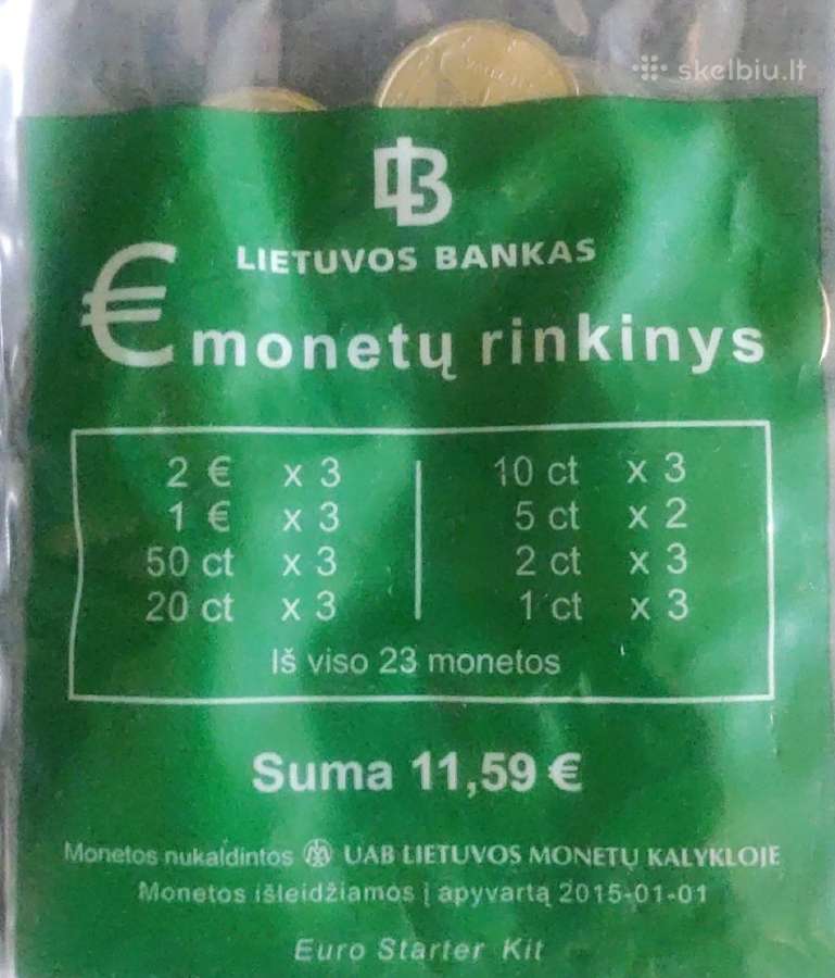 Euro monetų rinkiniai - nuotraukos Nr. 5