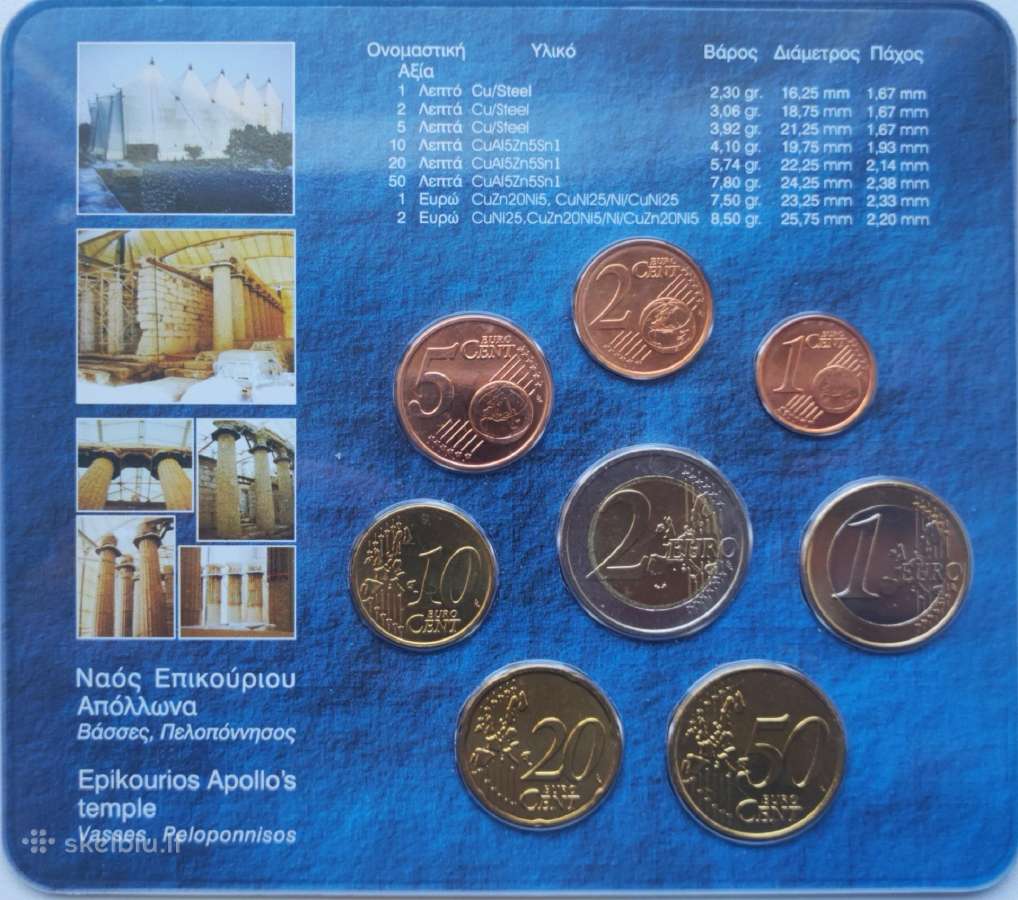 Euro monetų rinkiniai - nuotraukos Nr. 11