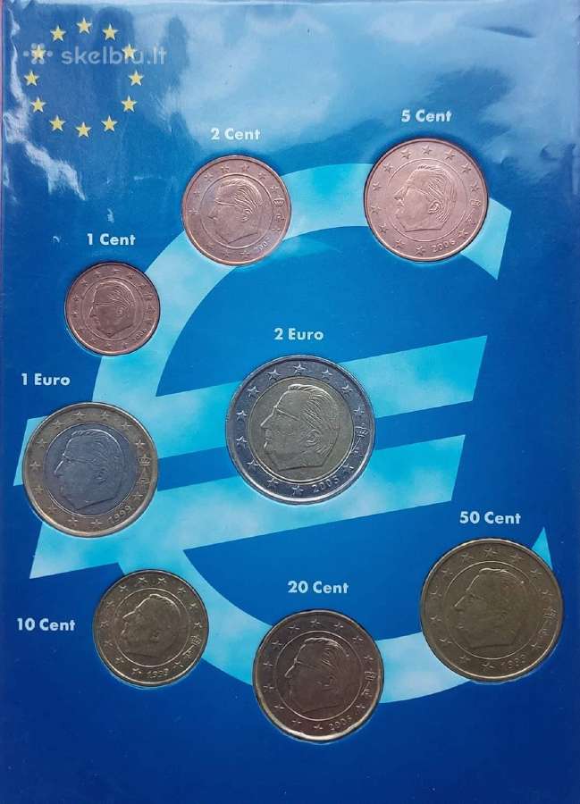 Euro monetų rinkiniai - nuotraukos Nr. 20