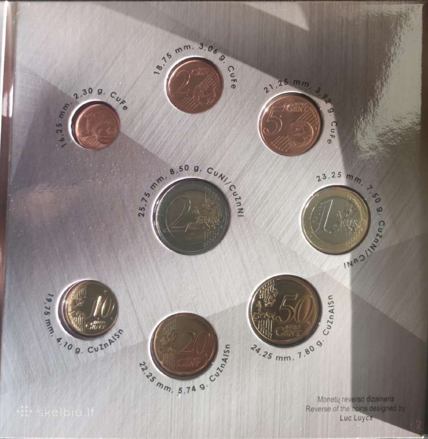 Euro monetų rinkiniai - nuotraukos Nr. 26