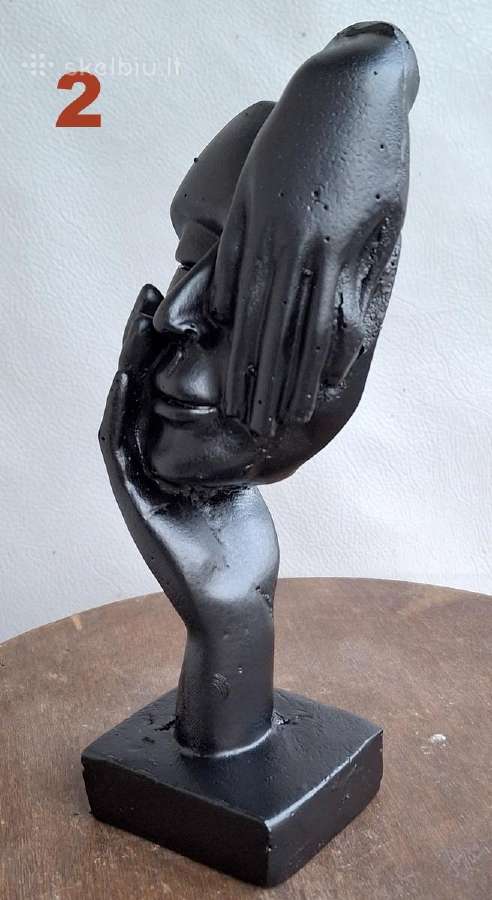 Meniška, rankų darbo skulptūra -“Mąstytojas" - nuotraukos Nr. 8