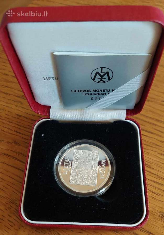 Moneta lietuviškos knygos 450-osioms metinėms - nuotraukos Nr. 2