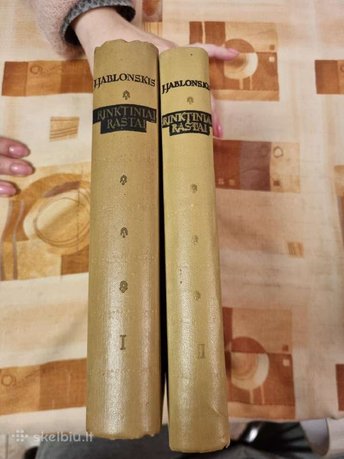 J. Jablonskis rinktiniai raštai 1 ir 2 tomai