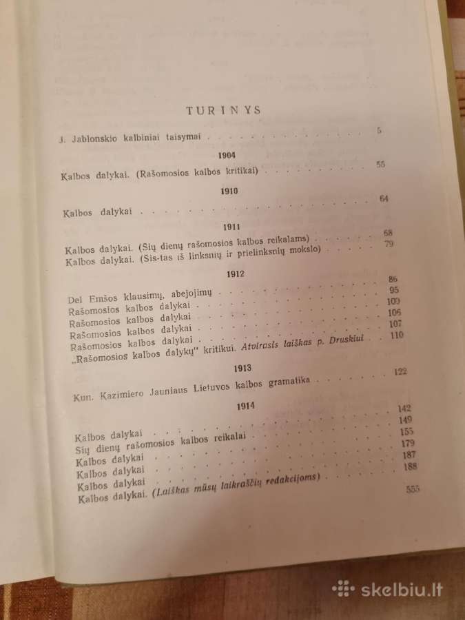 J. Jablonskis rinktiniai raštai 1 ir 2 tomai - nuotraukos Nr. 9