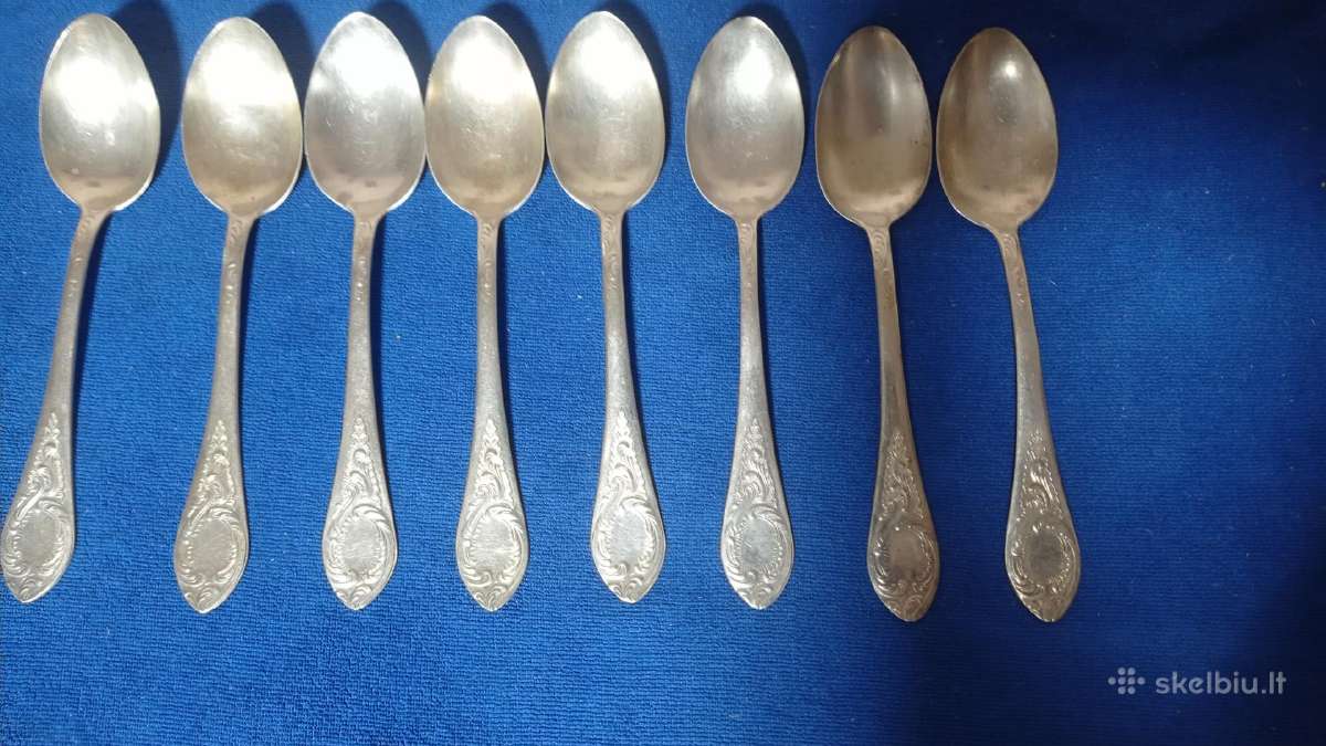 Senoviniai melchioriniai šaukštai