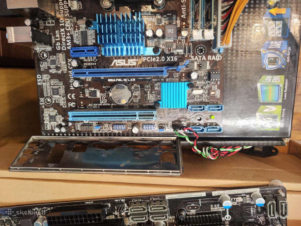 Asus M5a78l-m Lx3 + Fx4320 + 8gb - nuotraukos Nr. 4
