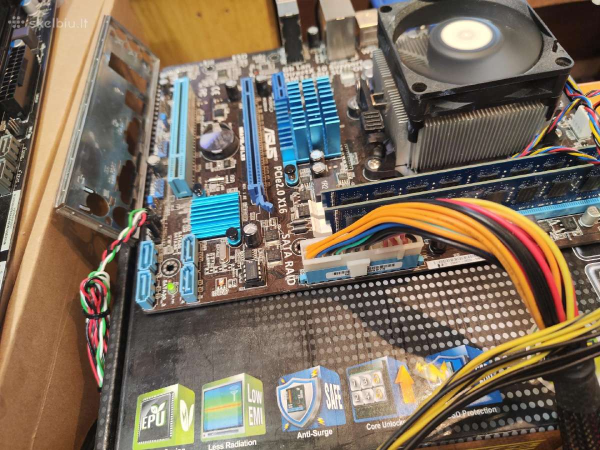 Asus M5a78l-m Lx3 + Fx4320 + 8gb - nuotraukos Nr. 7