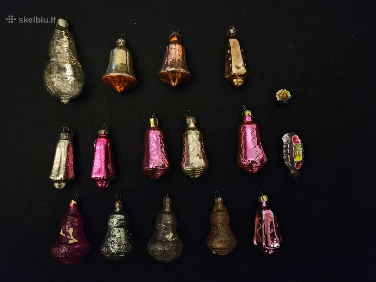Rusiski stikliniai kalediniai egles zaisliukai - nuotraukos Nr. 5