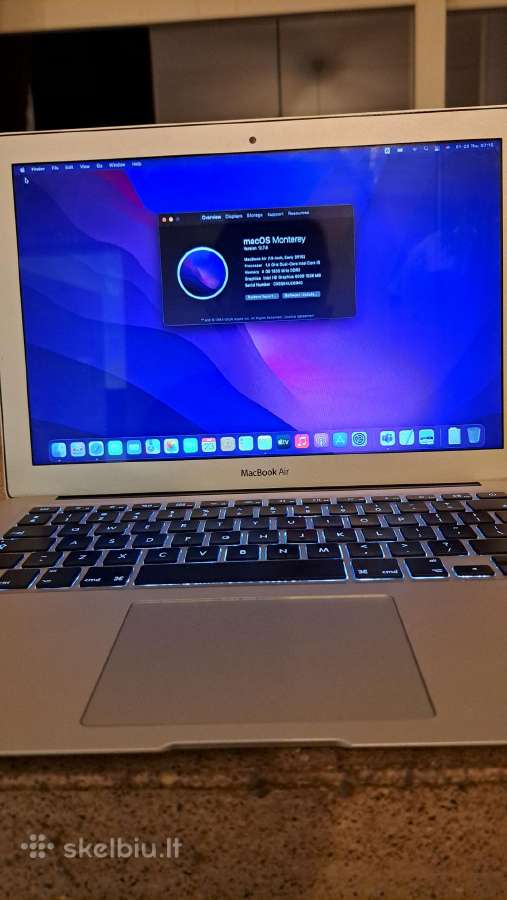 MacBook air 2015 - nuotraukos Nr. 2