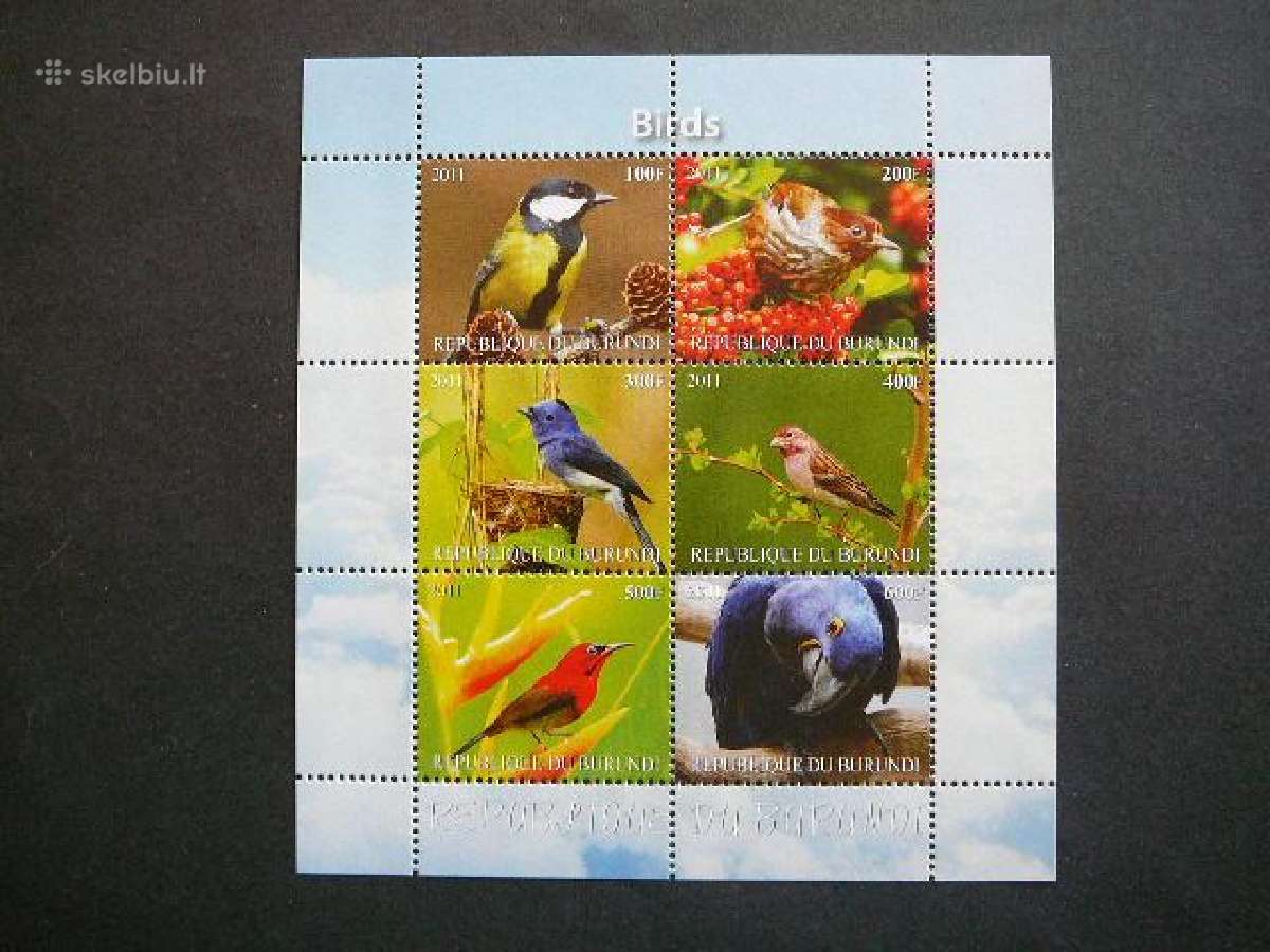 Pauksciai Burundis 2011 Mnh d1869