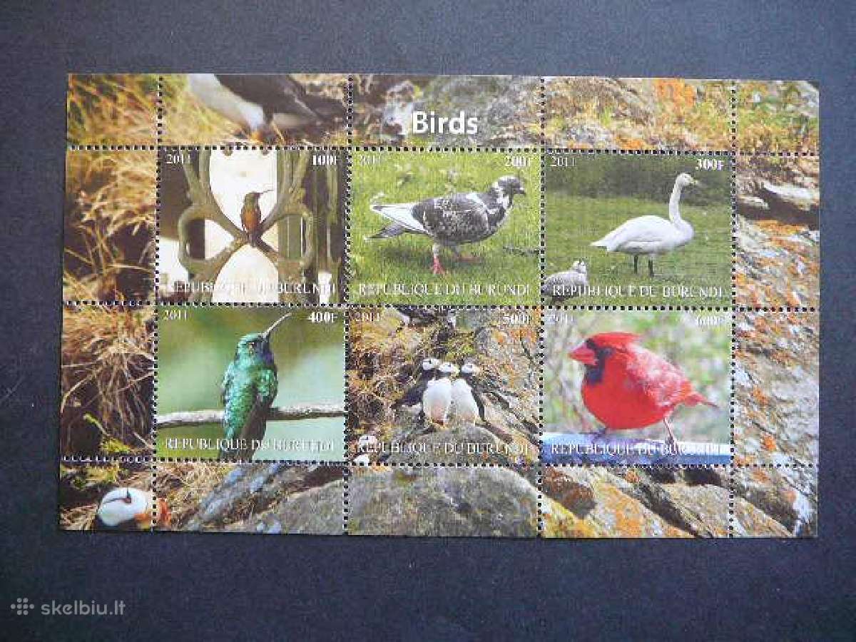 Pauksciai Burundis 2011 Mnh d1872