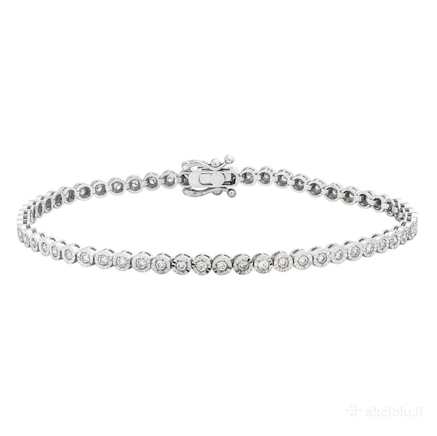 Tennis apyrankės su deimantais (2,3 ir 3 ct)