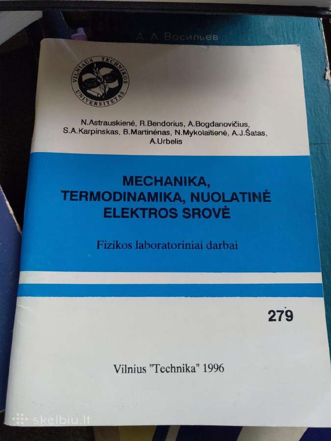 Knyga. Mechanika, termodinamika, nuolatinė elektro