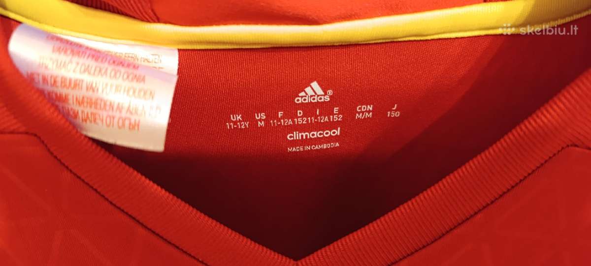 Adidas Ispanijos rinktinės marškinėliai 11-12 metų - nuotraukos Nr. 5