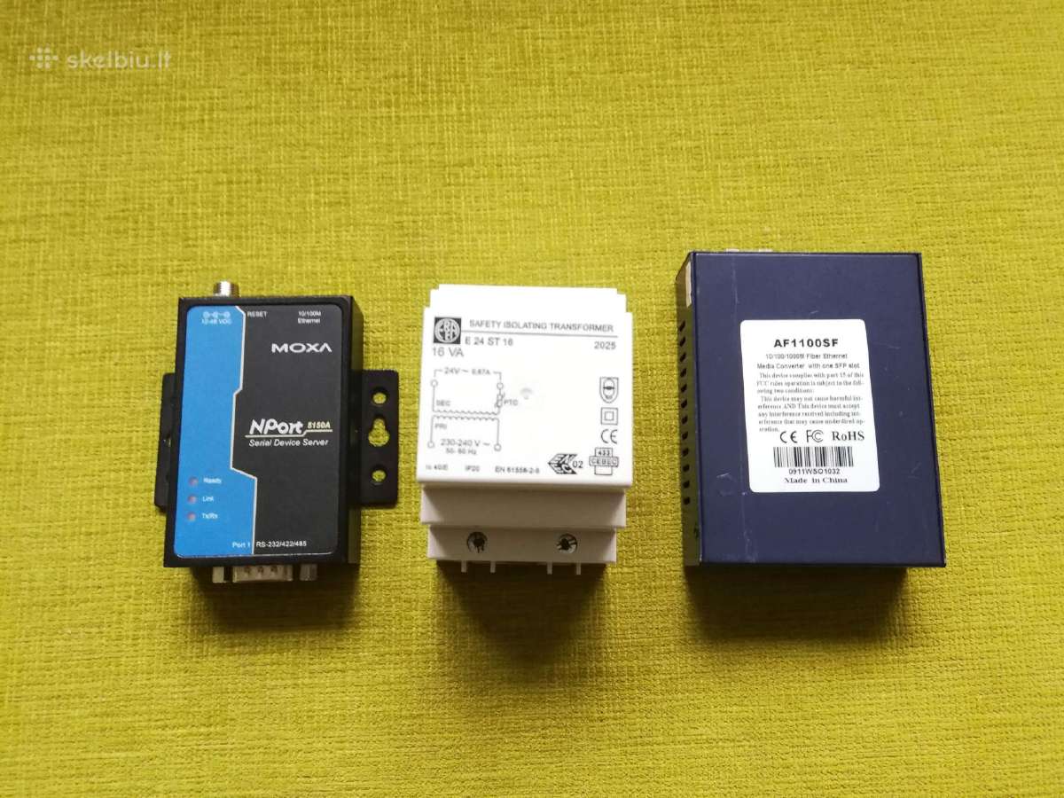 Transformatorius 16va,230-240v/24v, 3 mod - nuotraukos Nr. 2