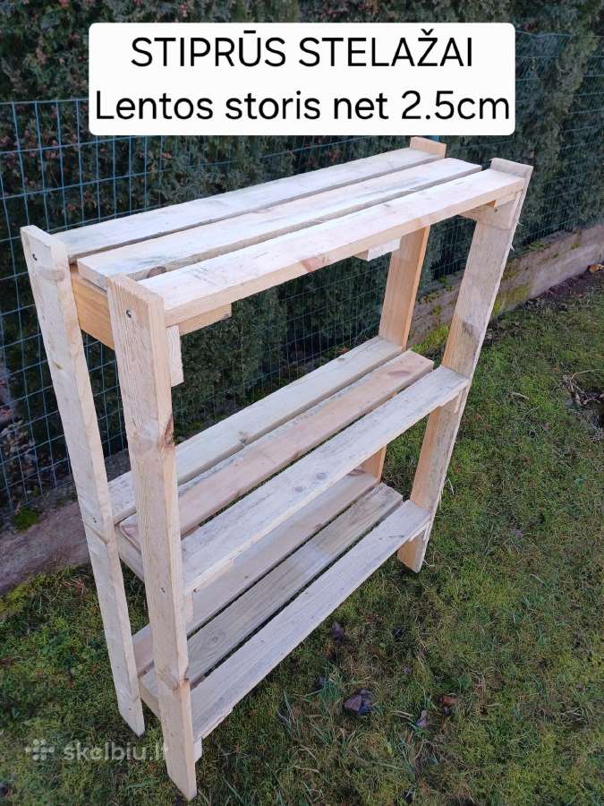 Mediniai Stelažai - Labai Stiprūs. nuo 30 eur