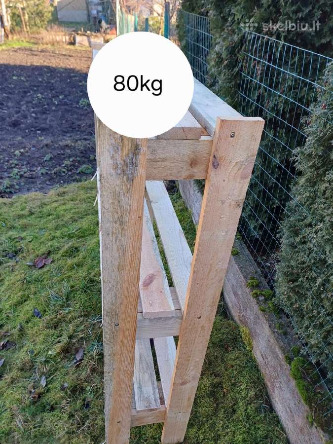 Mediniai Stelažai - Labai Stiprūs. nuo 30 eur - nuotraukos Nr. 3