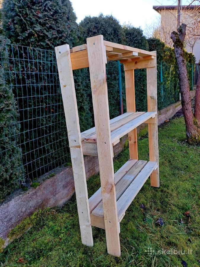 Mediniai Stelažai - Labai Stiprūs. nuo 30 eur - nuotraukos Nr. 5