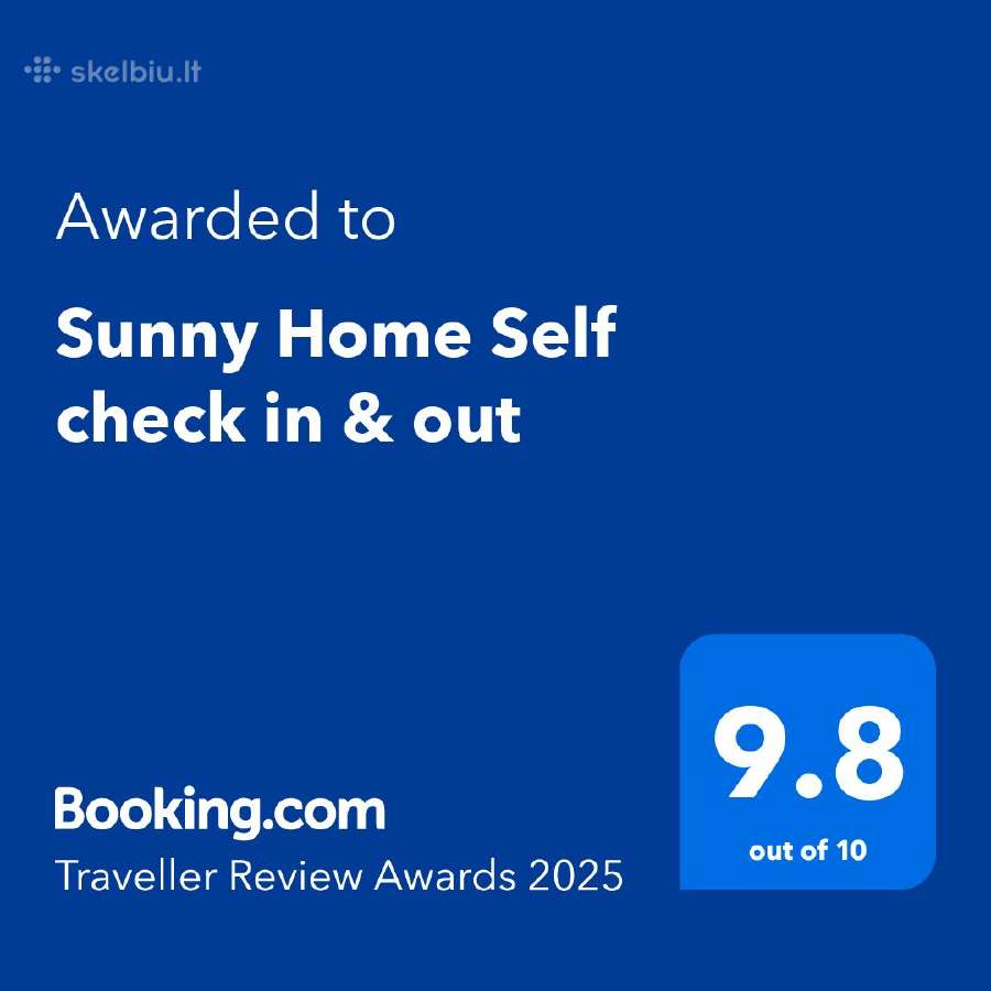 Sunny Home. Self check in &out. Min 2 paros. - nuotraukos Nr. 2
