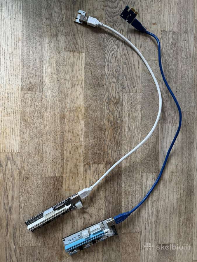 Raiseriai Pcie x1 to Pcie x16 - nuotraukos Nr. 2