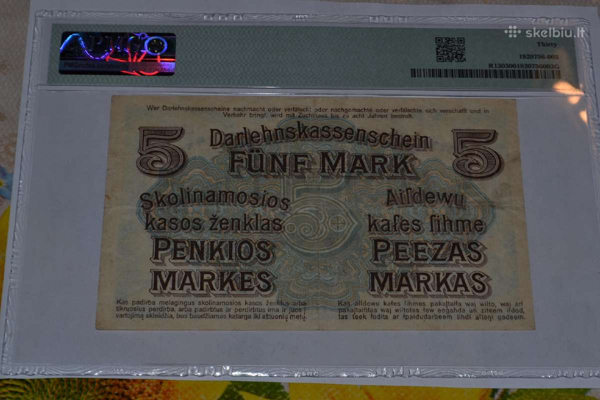 5 Ost markes 1918 m.kaunas - nuotraukos Nr. 2