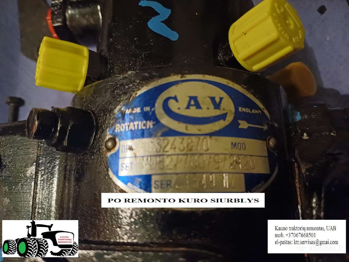 A+ lygio Massey Ferguson kuro siurblys 3243870 - nuotraukos Nr. 5