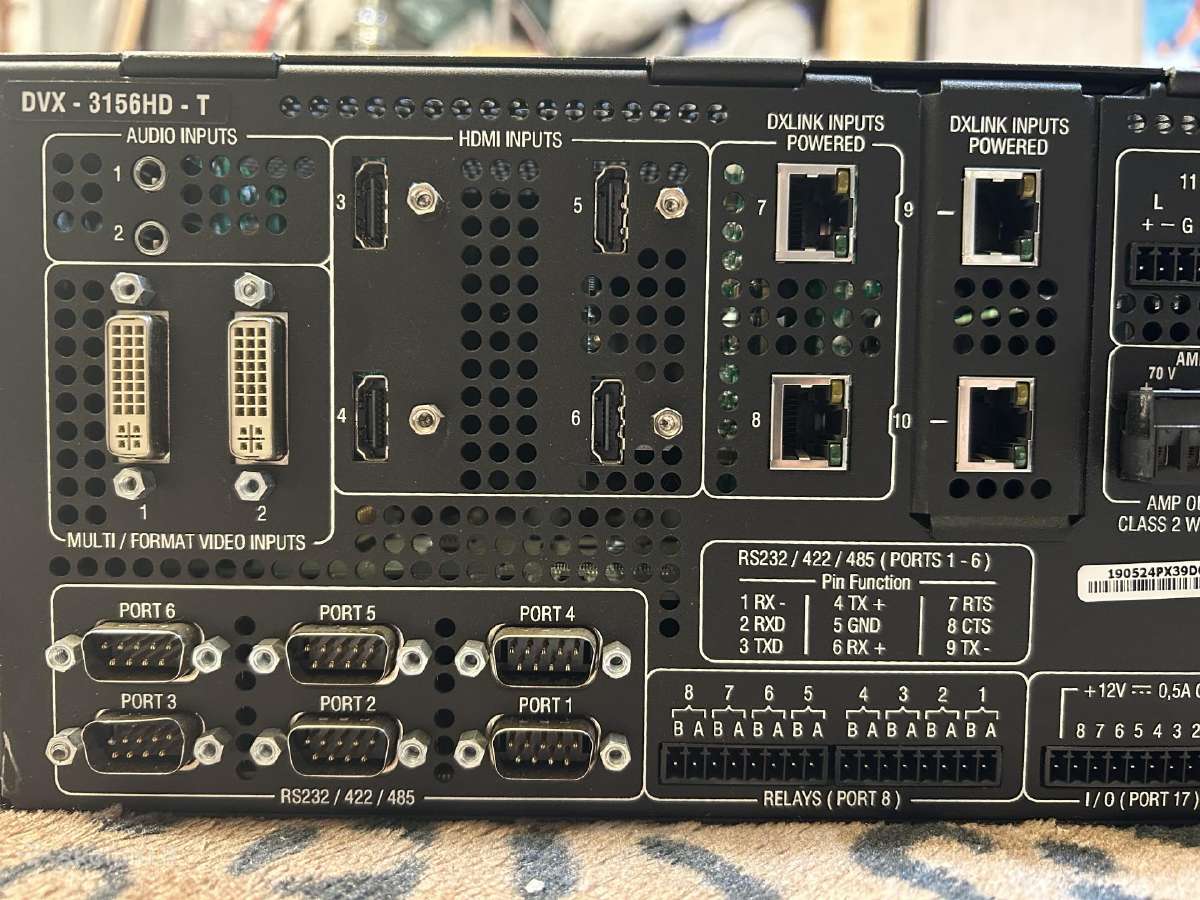 Amx Enova Dvx-3156hd-t Presentation Switcher - nuotraukos Nr. 2