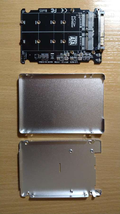 M.2 SSD to U.2 Adapteris (M key ir B key) - nuotraukos Nr. 2