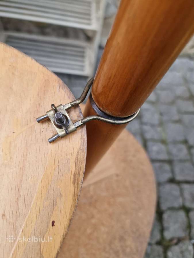 Vintažiniai mid century trikojai kavos staliukai - nuotraukos Nr. 22