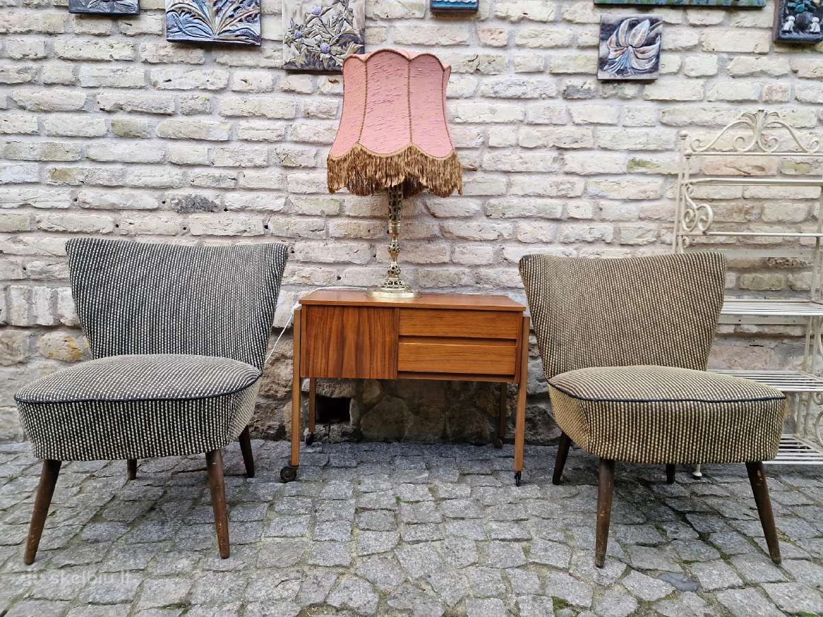 Vintažiniai mid century coctail st.foteliai - nuotraukos Nr. 28