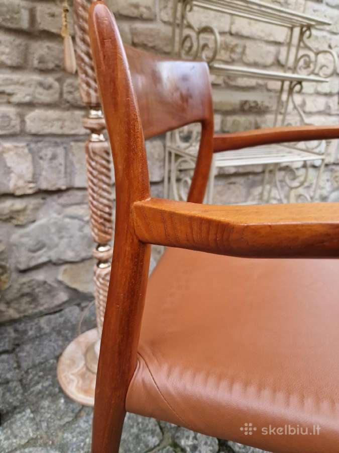 Vintažinis mid century autorinis tikmedžio fotelis - nuotraukos Nr. 4