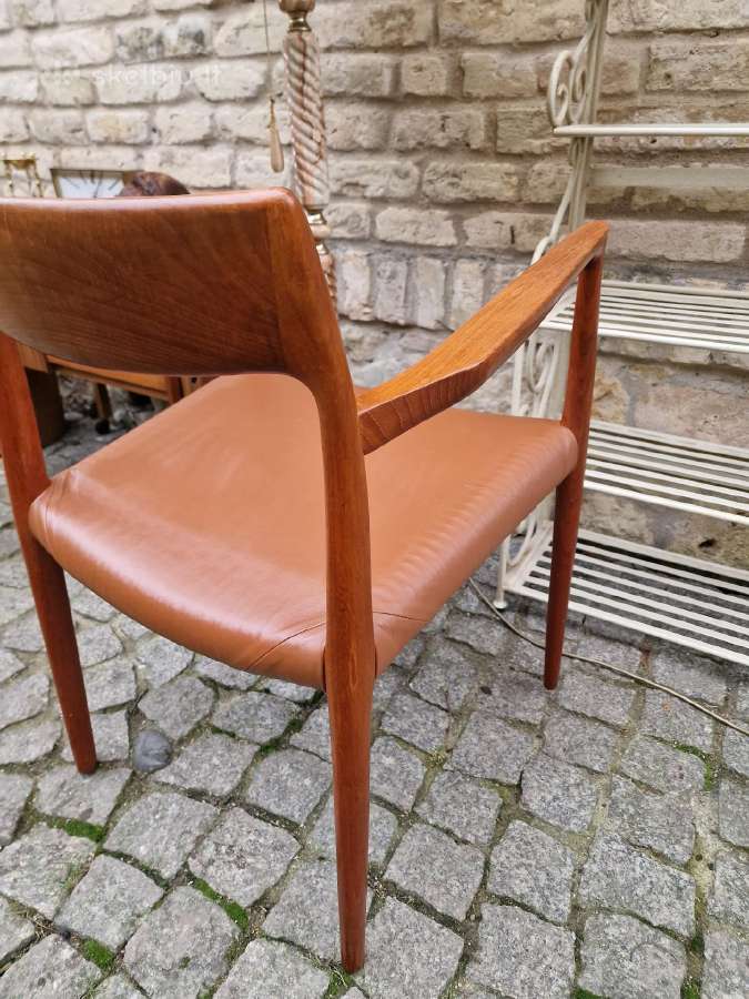 Vintažinis mid century autorinis tikmedžio fotelis - nuotraukos Nr. 15