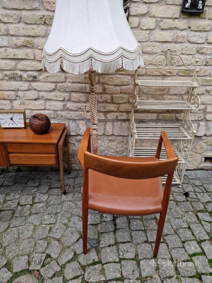 Vintažinis mid century autorinis tikmedžio fotelis - nuotraukos Nr. 17