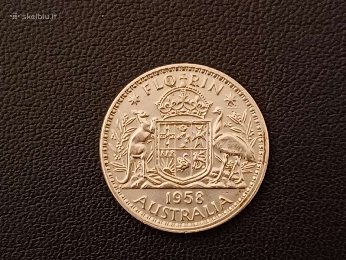 (86)1 florinas Australija 1958m.11,31g sidabras500