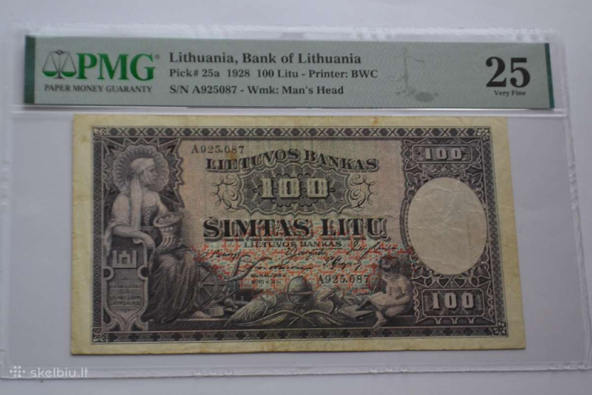 100 Litu 1928 m.