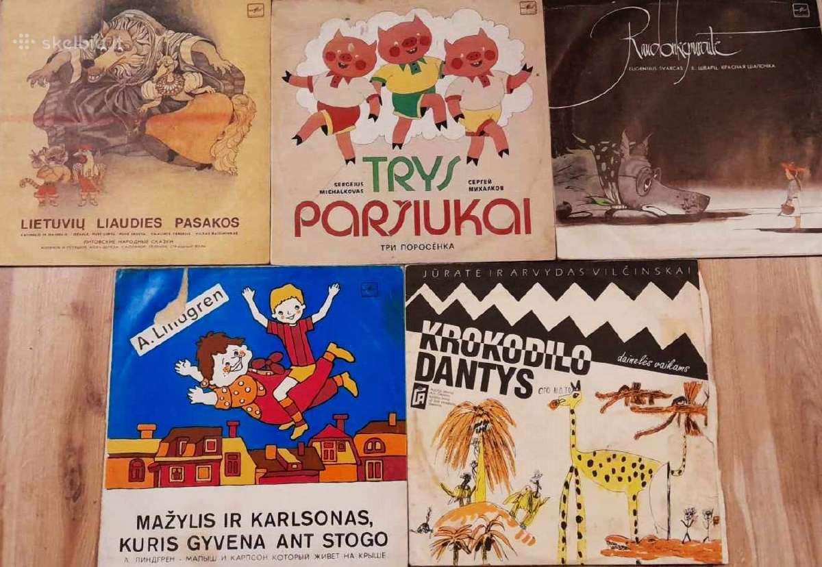 Plokštelės pasakos vaikams - nuotraukos Nr. 2