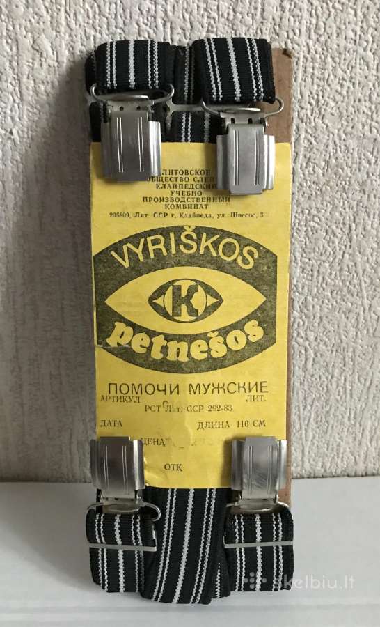 Tarybinio periodo vyriškos petnešos.