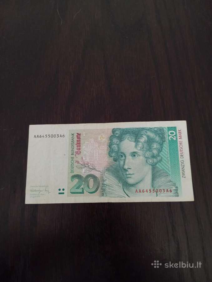1991m. 20 vokietijos markių