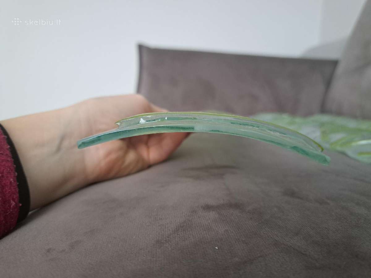 Stikliniai rankų darbo šviestuvo gaubtai - nuotraukos Nr. 2