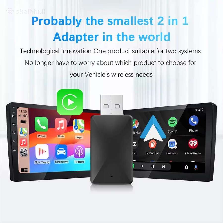 Belaidis Carplay Android Adapteris automobiliams - nuotraukos Nr. 4