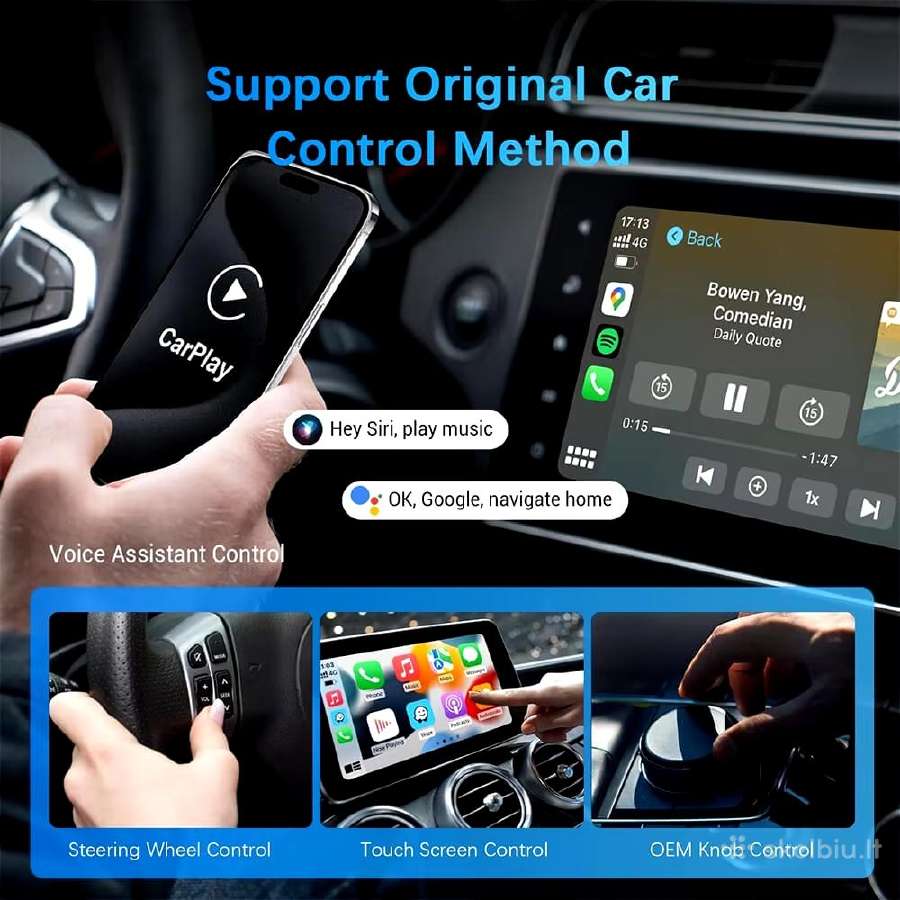 Belaidis Carplay Android Adapteris automobiliams - nuotraukos Nr. 8