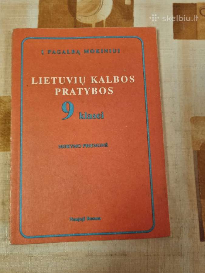 Lietuvių kalbos pratybos 9 kl