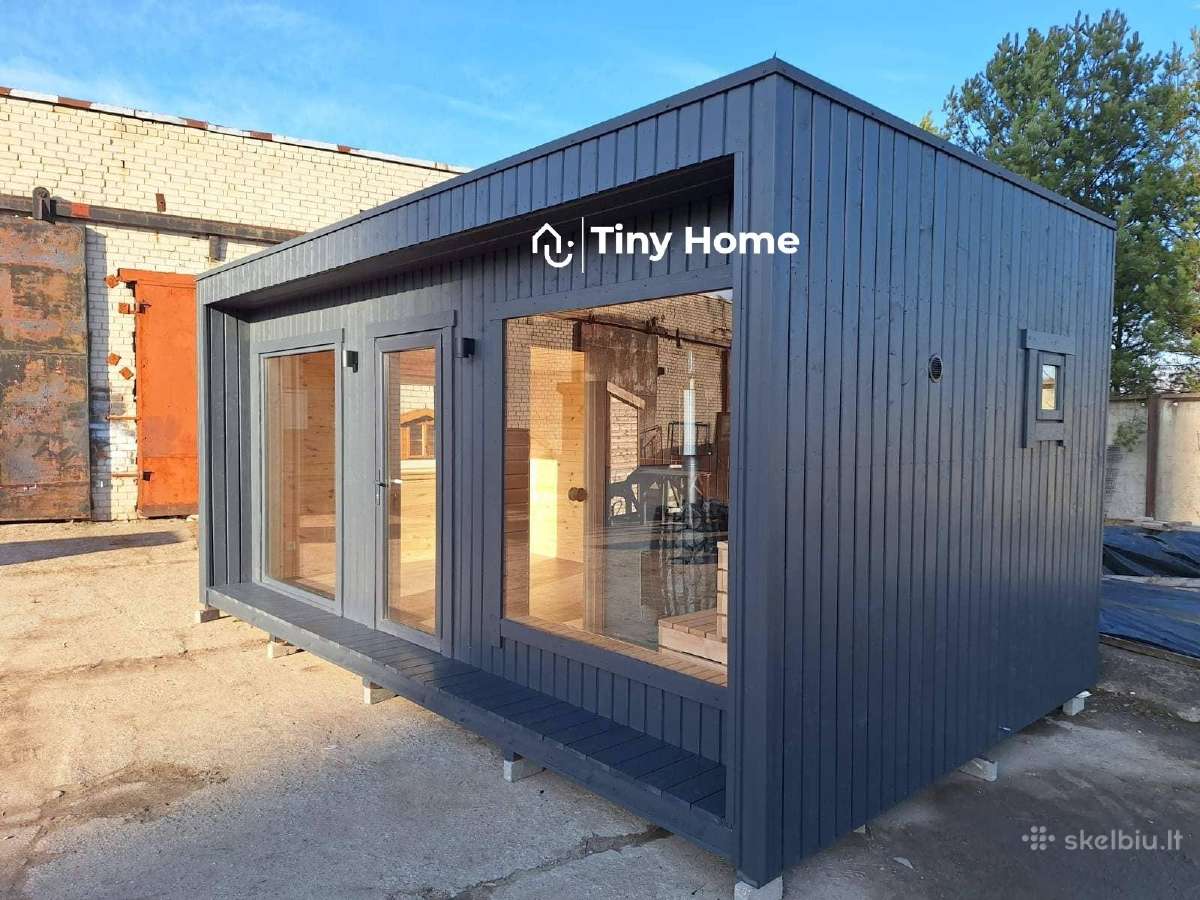 Karkasinė pirtis 20 m2 (Premium)